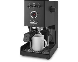 Gaggia Classic UP - 9bar - RVS behuizing - Zwart