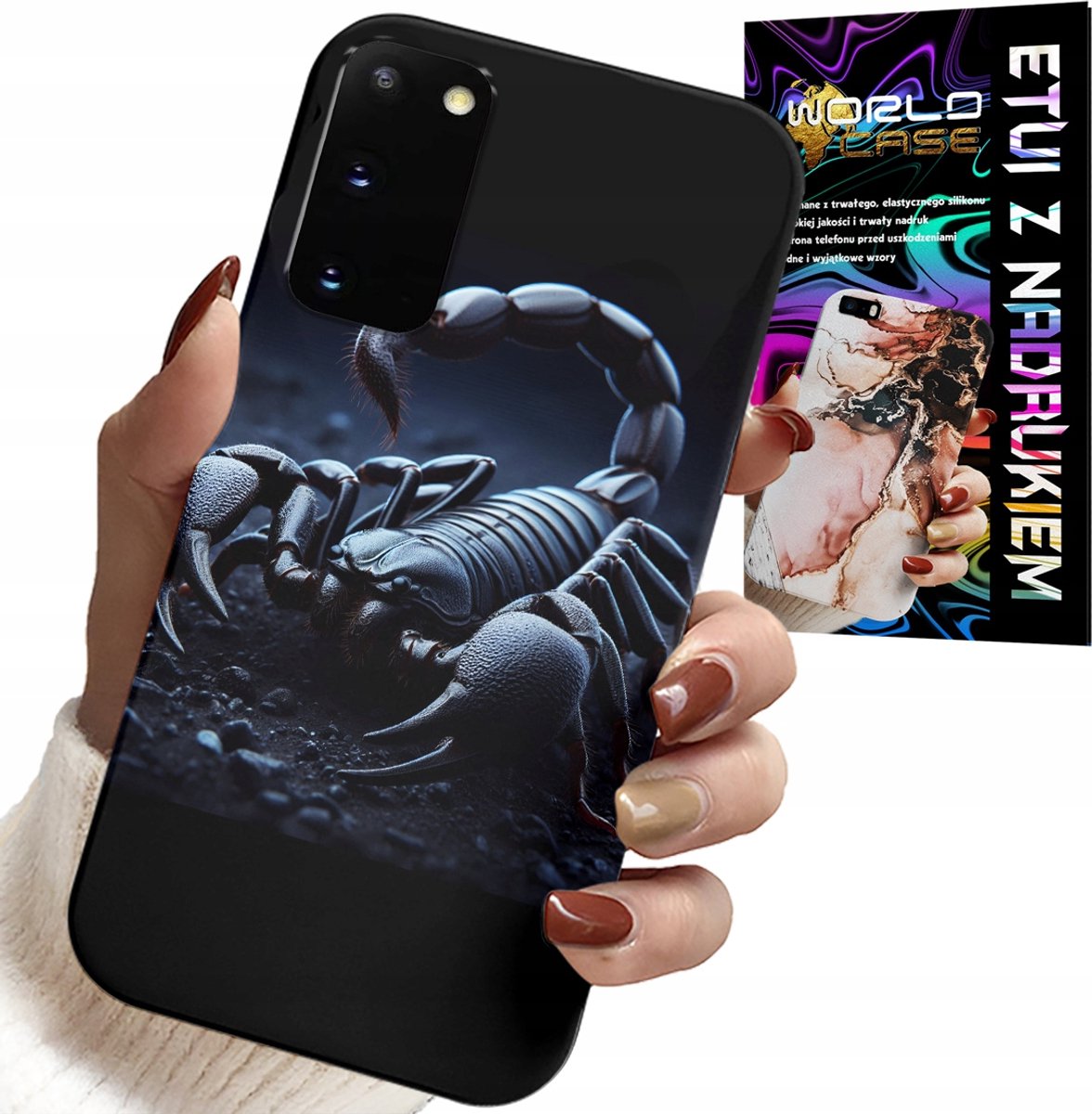 HOESJE VOOR SAMSUNG GALAXY S20 - SCHORPIOEN, SCHORPIOENEN + HYDROGEL FILM