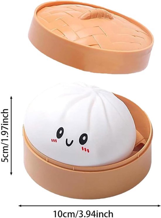 Squishy Dumpling Stressbal Direct Leverbaar 10 CM Anti Stress squishy-dumpling-stressbal-direct-leverbaar-10-cm-anti-stress