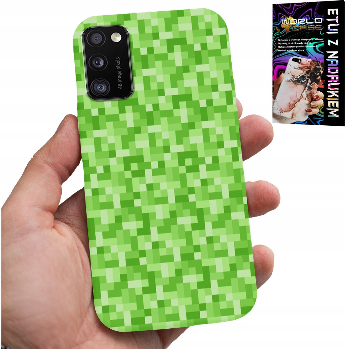 HOESJE VOOR SAMSUNG GALAXY A41 - SPELPATRONEN UIT DE GAME PIXEL PIXELS ACHTERKANT
