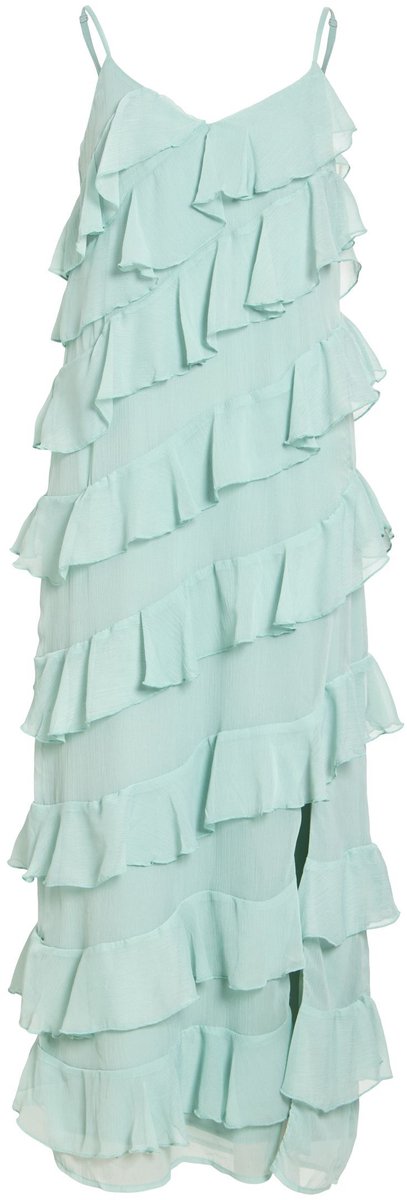 Vila Maxi jurk Strap Blue Surf