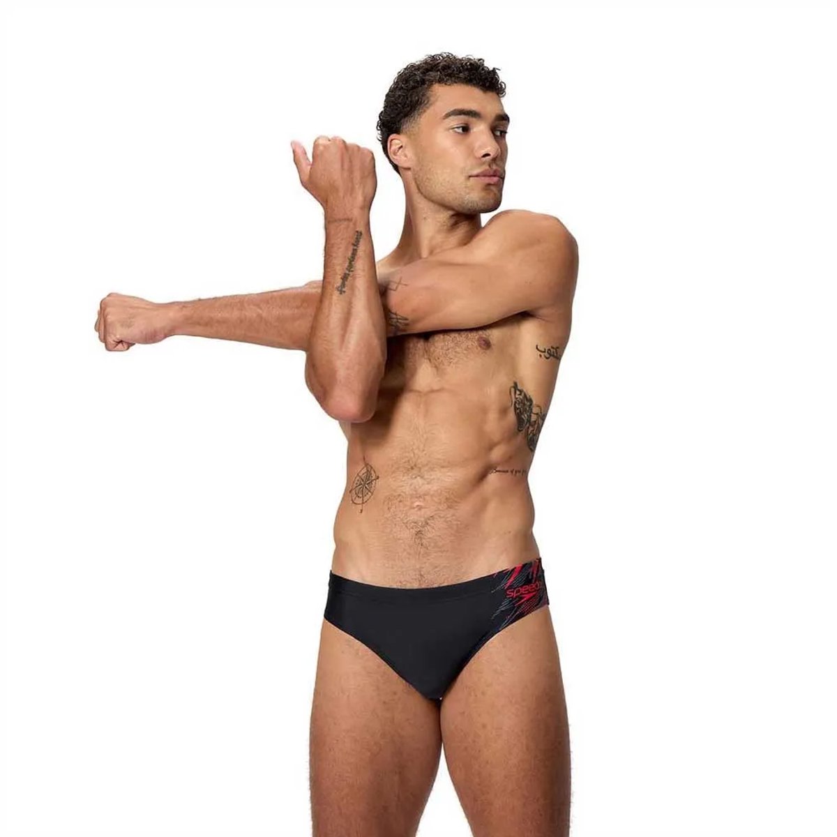 Speedo Medly Logo 3.5in Zwemslip Zwart UK 32 Man — afbeelding 11