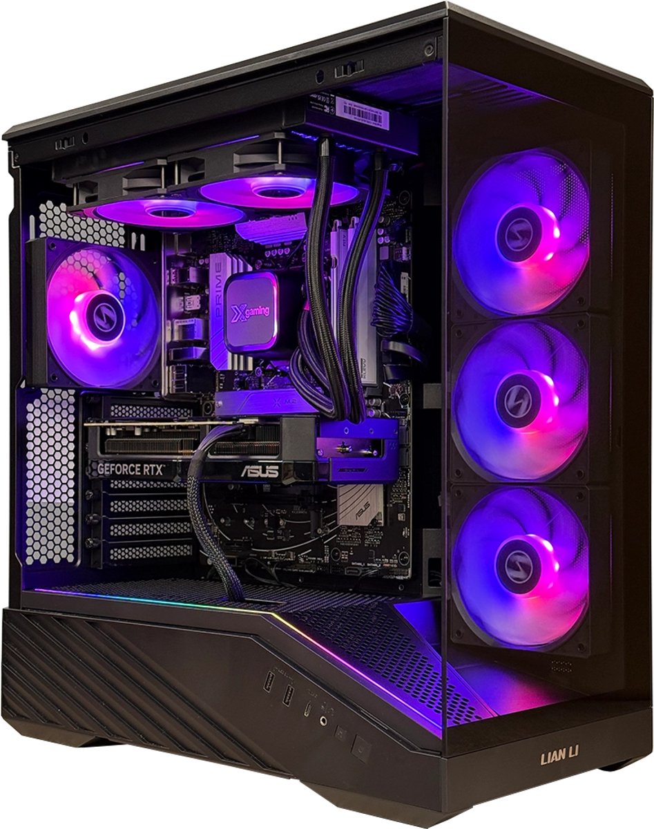 Xgaming Xtreme Game PC - Intel Core Ultra 7 265K - NVIDIA GeForce RTX 5080 - 32GB DDR5 - 1TB NVME SSD - WiFi + Bluetooth - Waterkoeling