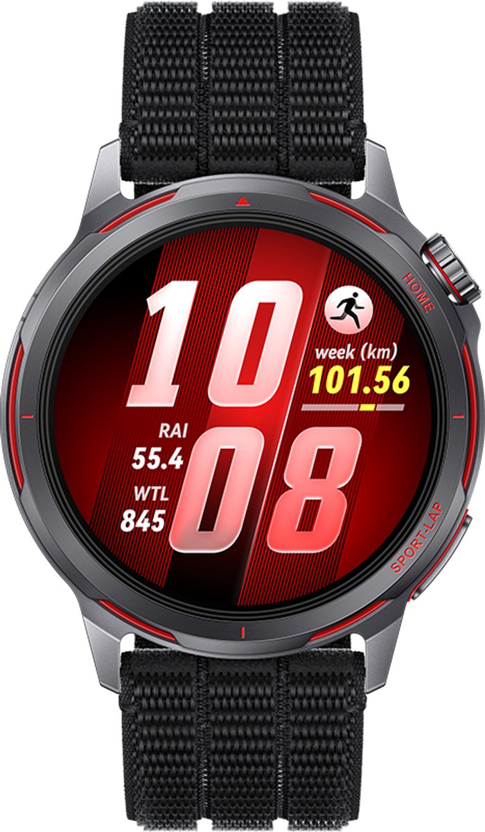 HUAWEI WATCH GT Runner 2 Zwart hardloop smartwatch| Ultra precieze positionering | Slimme marathonmodus | Dun & licht design