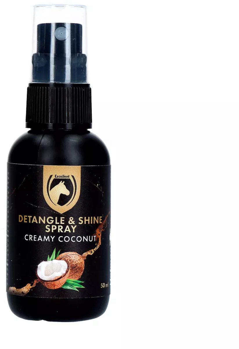 Excellent Horse Anti Klit Spray Paard - 50 ml - Manen & Staart Glans - Creamy Coconut