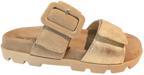 Rohde pantoffels dames Bari 6549, grootte:39, kleur:Grijs