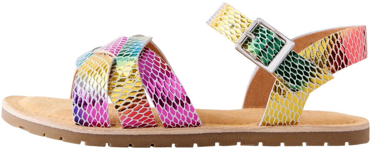 Next - Meisjes - Leren geweven sandalen - Roze