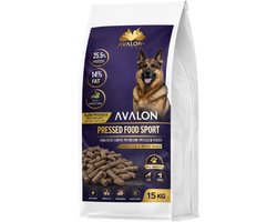 Avalon petfood - Hondenbrokken - Geperst - 15kg - Geperst Hondenvoer - Geperste Hondenbrokken
