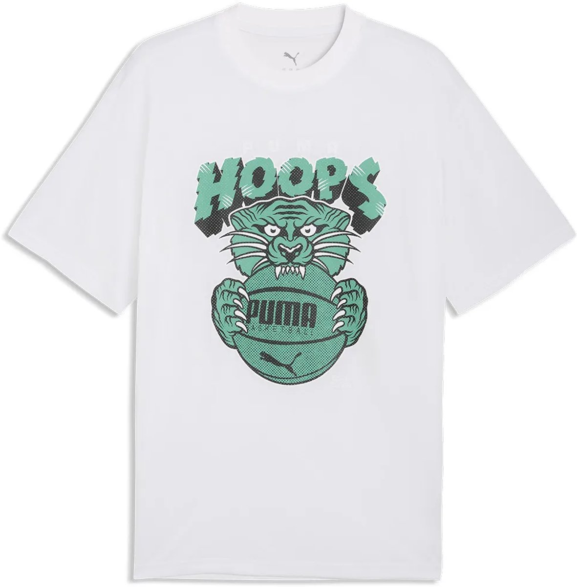Puma Flagrant Foul 3 Hoops T-shirt Met Korte Mouwen Man Wit