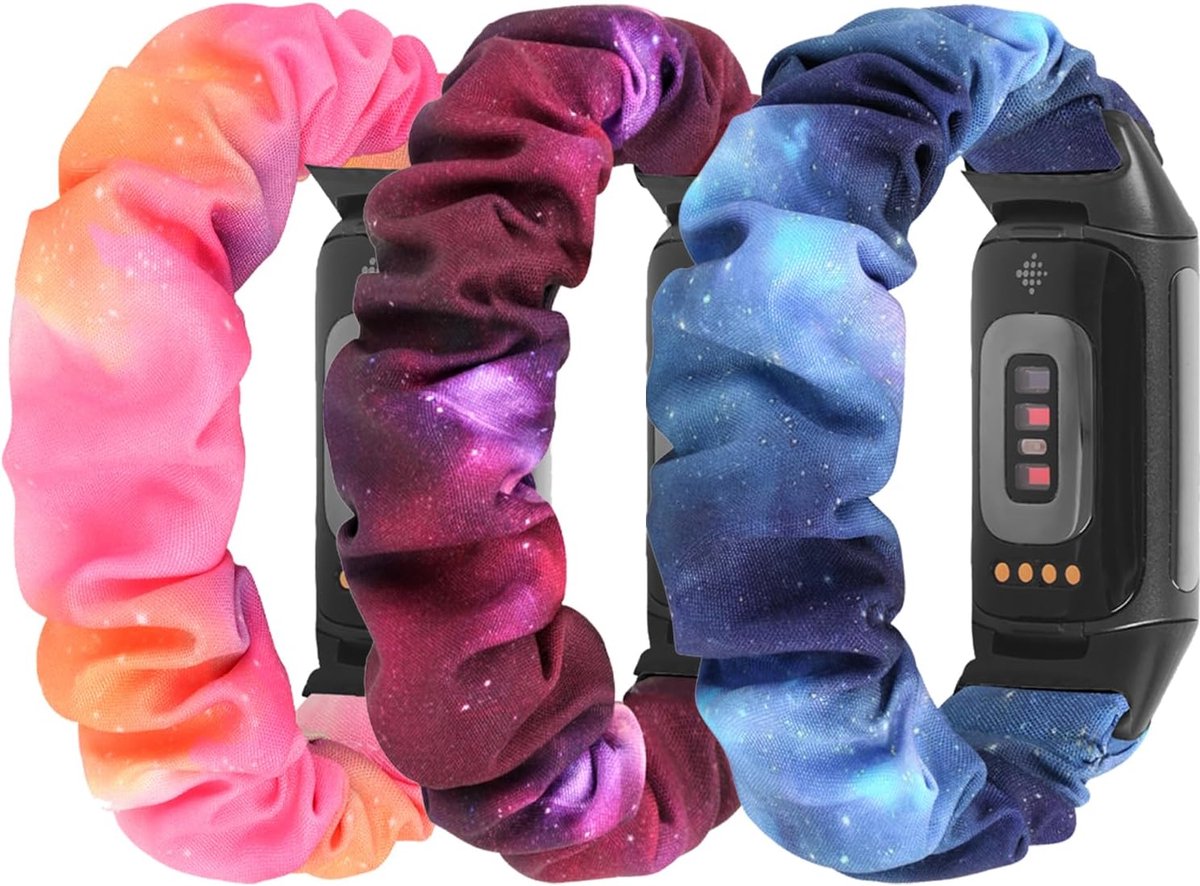 Elastische band - Scrunchie band - Smartwatch dragen - Zachte stof