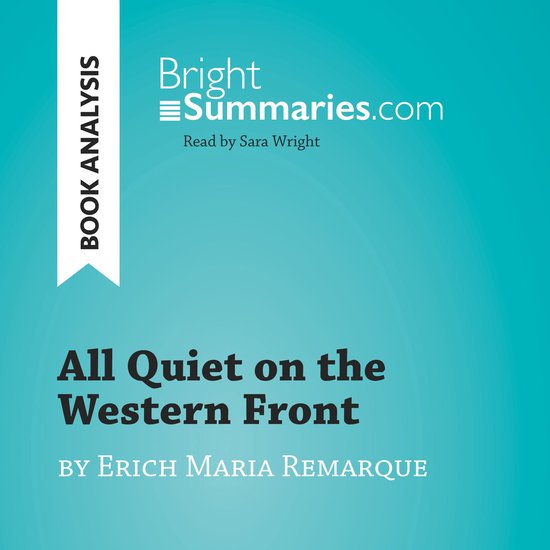 All Quiet on the Western Front by Erich Maria Remarque (Book ... - cover