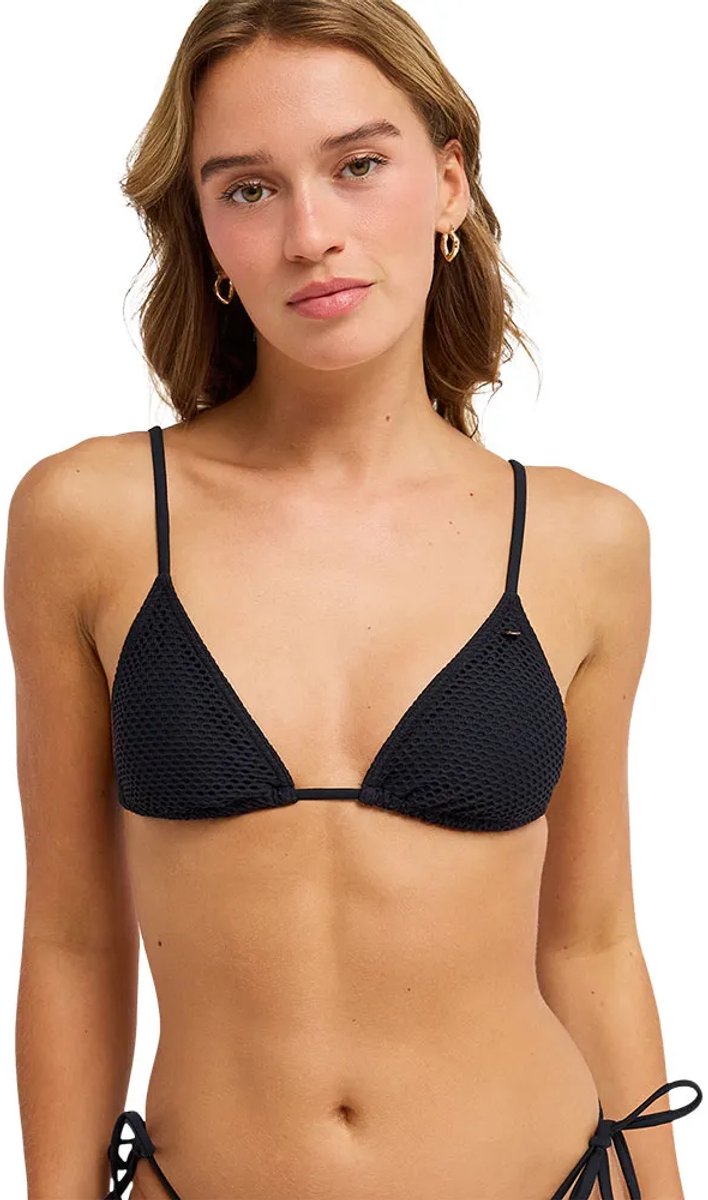 Roxy Island Tiki Triangle Bikinitop XL Vrouw Antraciet