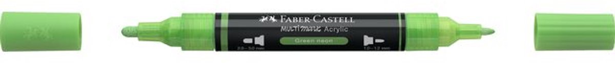 Acrylmarker Faber Castell Multimark 257 green neon - FC-185957