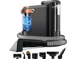 Vlekkenreiniger 1200W - Krachtige Tapijtreiniger - 9 Opzetstukken - Matrasreiniger & Bank Reiniger - Tapijt Apparaat Meubelreiniger - Haarverwijderaar Stofzuiger Voor Dierenharen Reinigen - Voor Bank, Auto, Matras