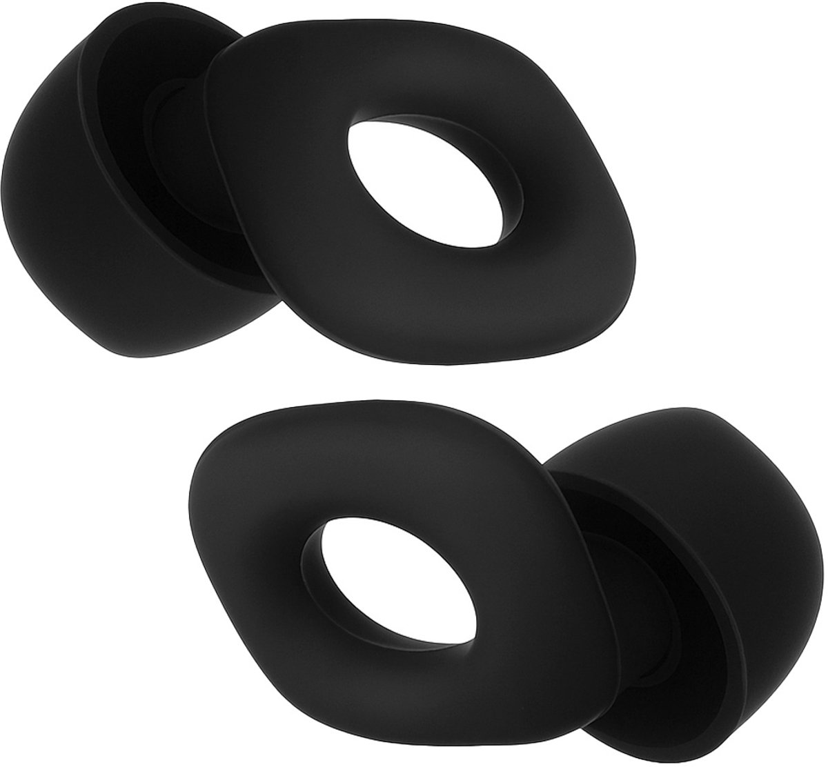 EarPlug Serie - Siliconen Oordopjes - Zwart - Comfortabel - 35 dB