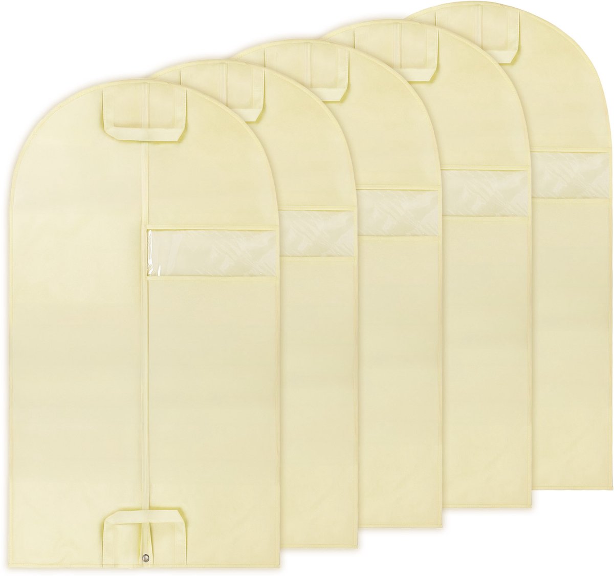 Baggi - Kledinghoezen - Set van 5 - Bescherming - Duurzaam - Praktisch - 100x60 cm