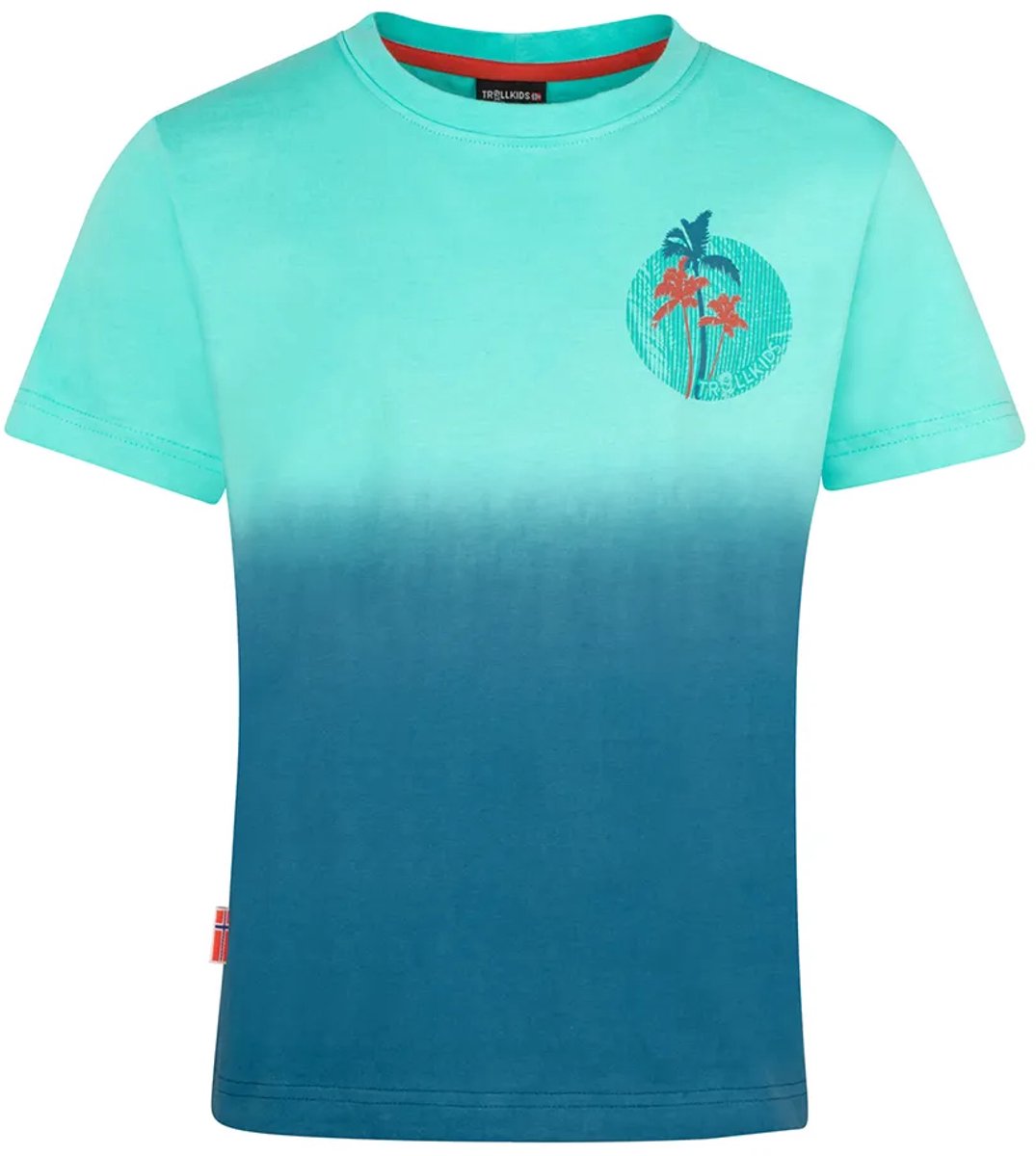 Trollkids Yttersand Beach T-shirt Met Korte Mouwen cm Kinderen Blauw