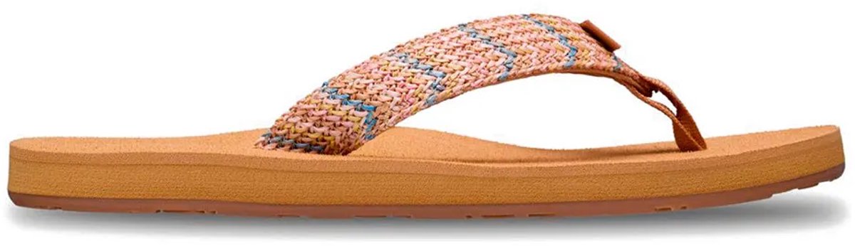 Roxy Porto Raffia Slippers Vrouw Blauw