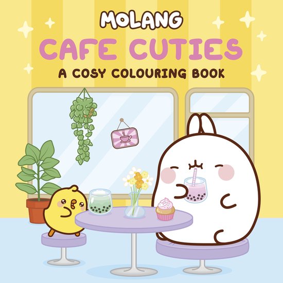 Molang- Molang: Cafe Cuties: A Cosy Colouring Book - cover
