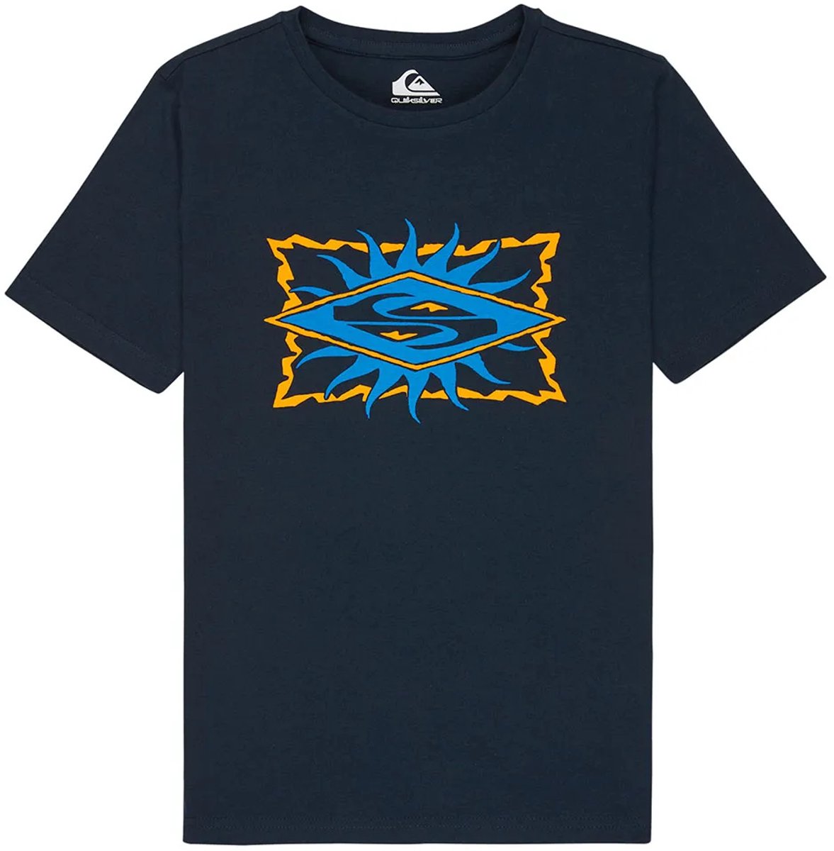 Quiksilver Starfish Stamp T-shirt Met Korte Mouwen 8 Years Jongen Blauw