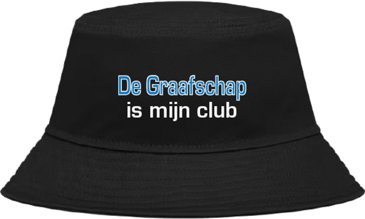 Buckethoed met tekst: De Graafschap is mijn club.