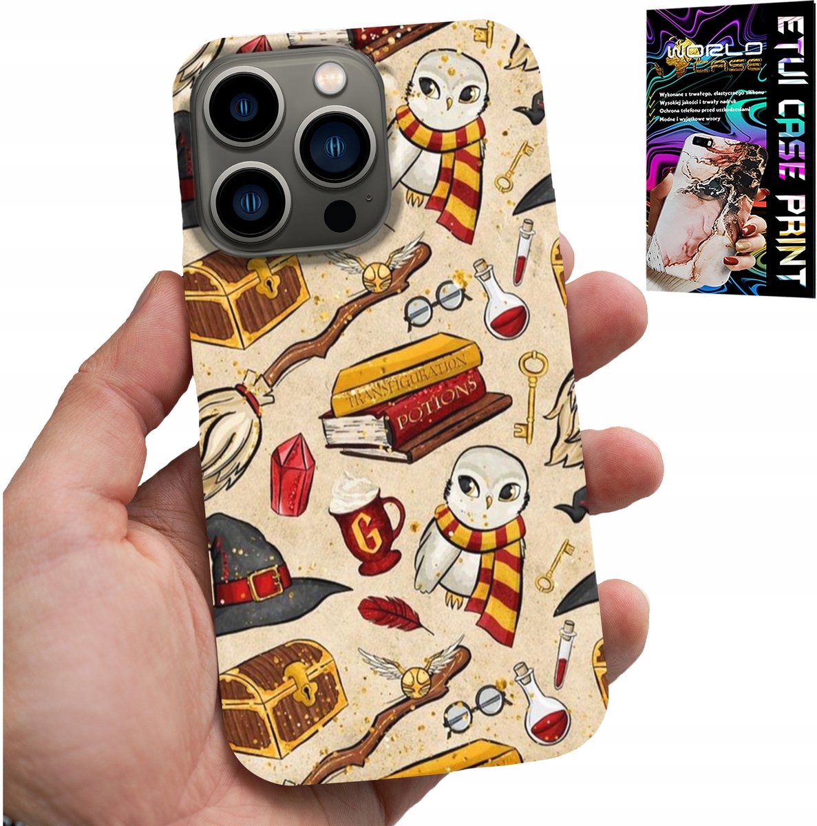 HOESJE VOOR IPHONE 16 PRO - HOESJE VOOR MAGIC FAN WAND + GLAS