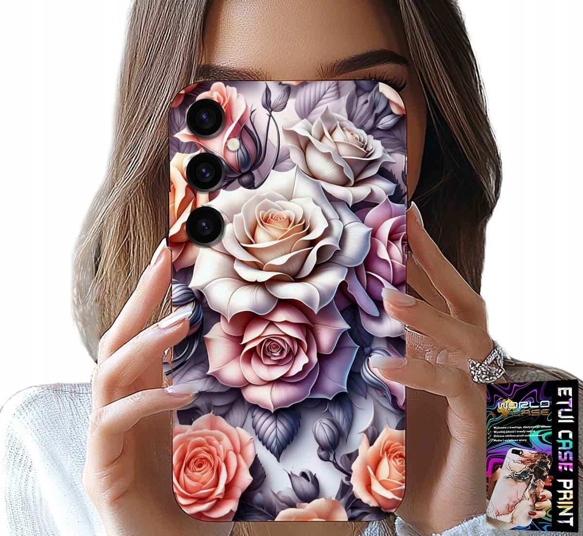 Hoesje voor Samsung Galaxy A13 5G - Bloemenpatroon, rozen, bloemen