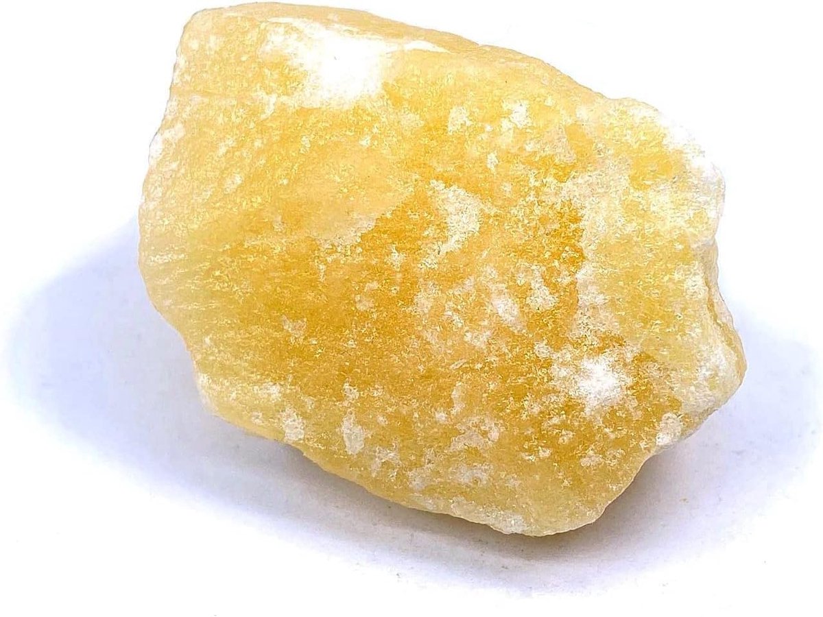 Ruwe Steen - Meditatie Kristal - Energetisch Werk - Natuurlijke Vorm - 3-5 cm - Geel
