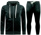 Survêtement Homme - Jogging Épais Tissé Homme - Teddy Pyjama Maison Homme - 11893 - Zwart