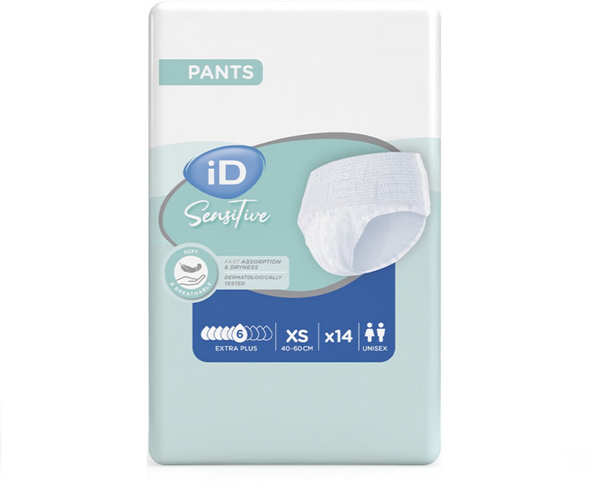 iD Sensitive Pants Extra Plus XS - 1 pak van 14 stuks