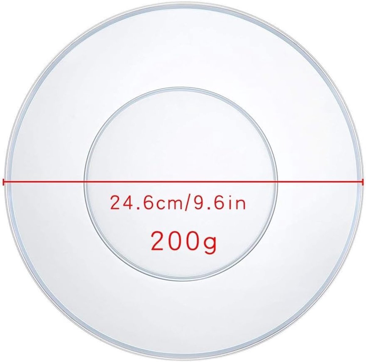 Siliconen Deksel - Pot Deksel - Voedsel Bewaren - Vaatwasserbestendig - 24 cm Diameter - Zwart
