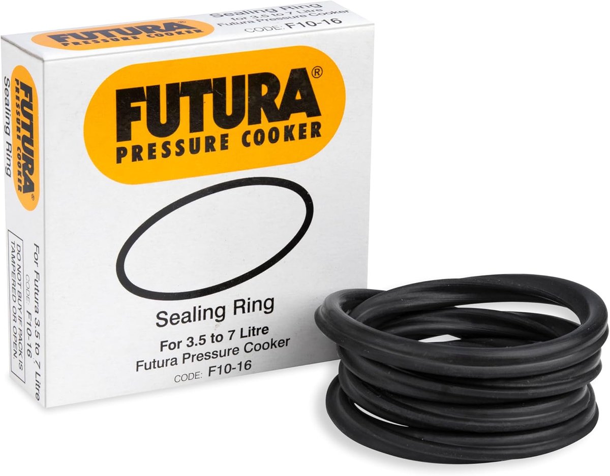 Drukpan Ring - Afsluitring Pan - Veilig Koken - Precisie Pasvorm - 7 Liter - Zwart