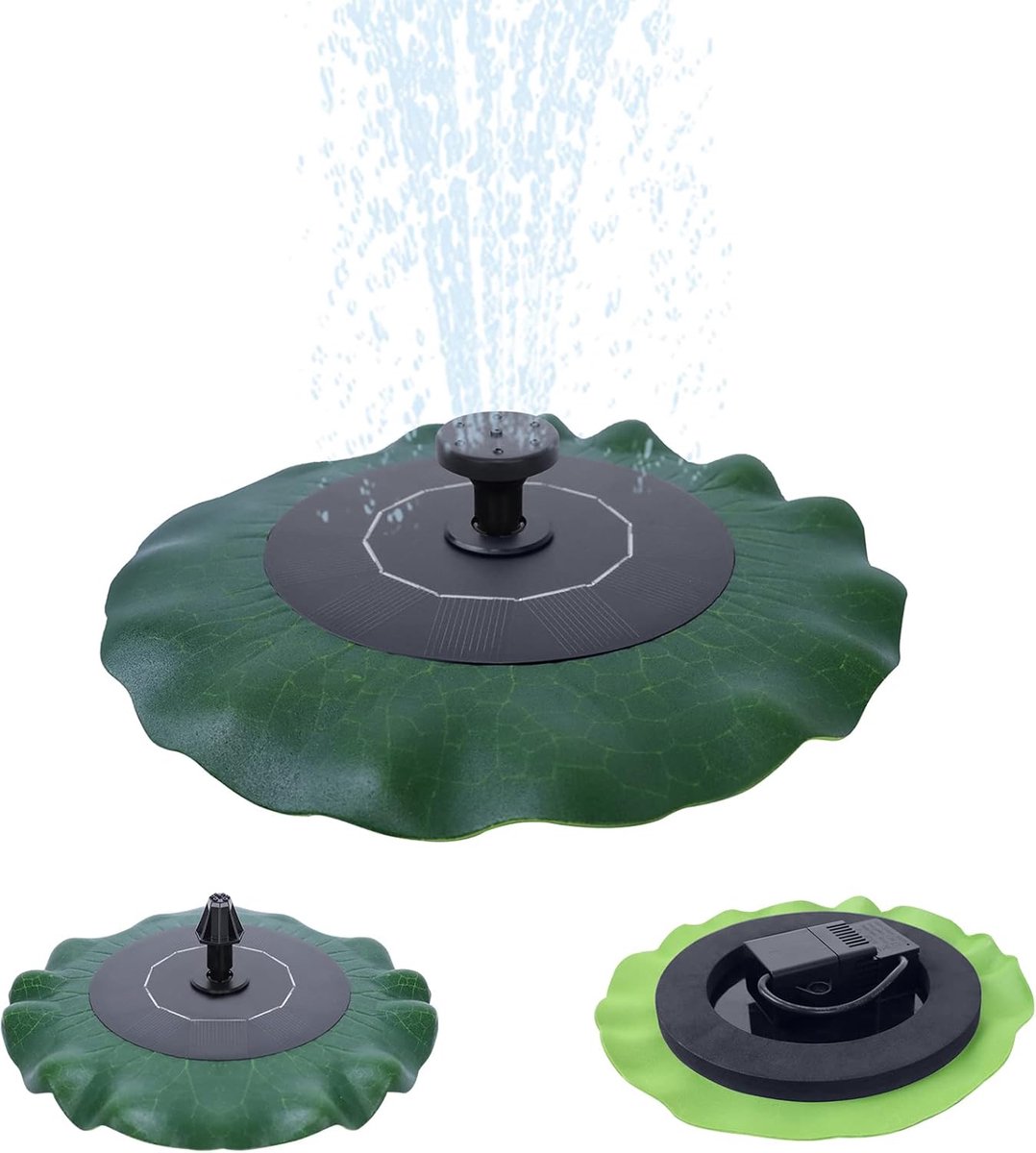 Zonne-energie Vijverpomp met Meerdere Modusopties – Tuinfontein en Decoratie voor Tuinvijver