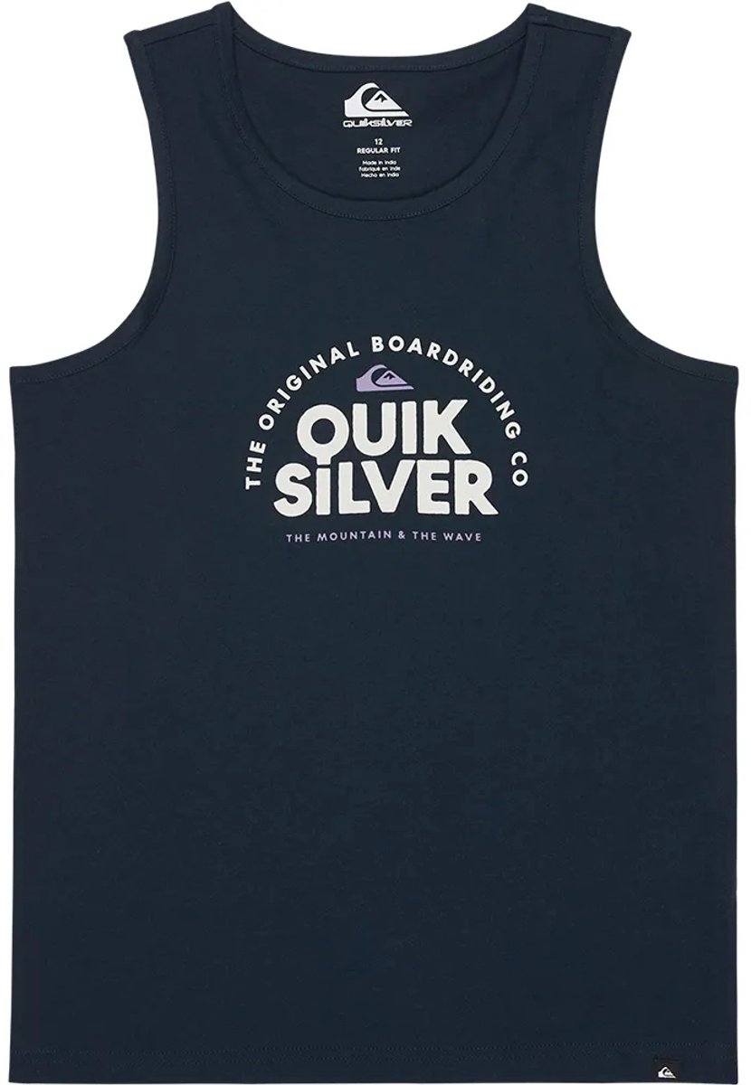 Quiksilver Fundamental Ride Mouwloos T-shirt 14 Years Jongen Blauw