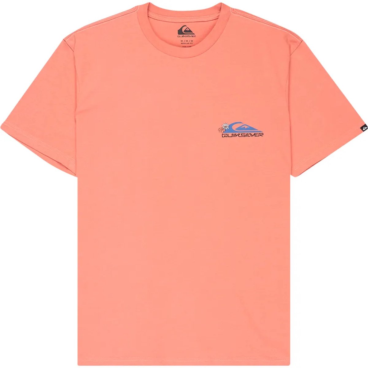 Quiksilver Ev Barrel Paradise T-shirt Met Korte Mouwen L Man Desert Sand