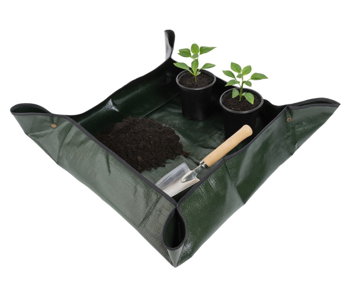 Bradas Verpotmat voor Planten 100 x 100 cm - Groot Formaat - Waterdicht en Opvouwbaar
