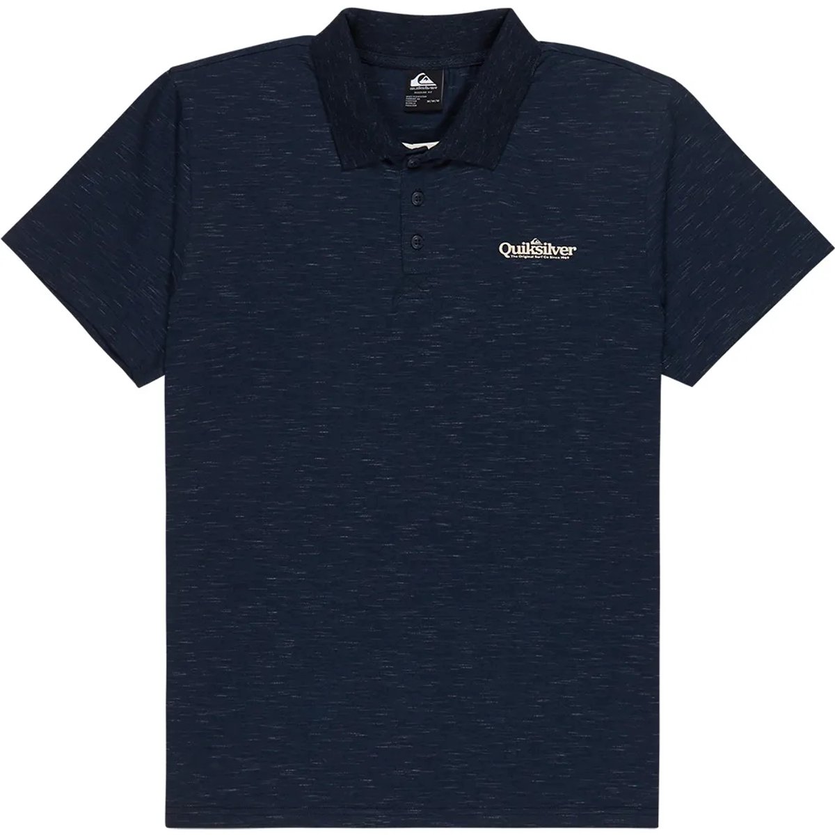 Quiksilver Stretch Korte Mouw Poloshirt M Man Blauw