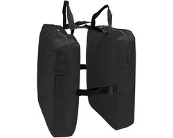 Bagage-organizer – Kofferuitbreider – Reistas – Waterdicht opbergzakje – Inclusief verstelbare banden – Zwart – Ontworpen om aan koffers te hangen