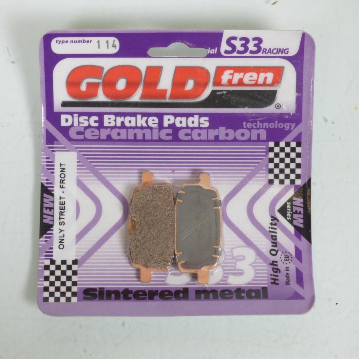 Plaquette de frein Gold Fren pour Moto Chinois 50 motocycle Neuf