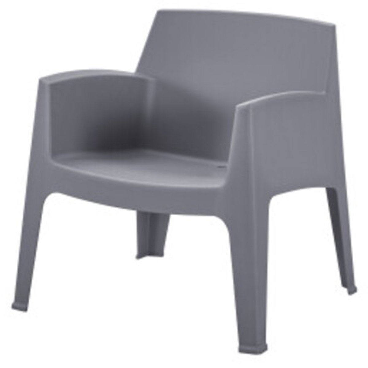 Leitmotiv - Lounge Fauteuil Recreo - Grijs - 66,5x62x74 cm