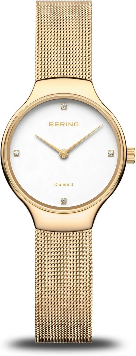 Dames Horloge Goudkleurig Minimalistisch Design Waterdicht