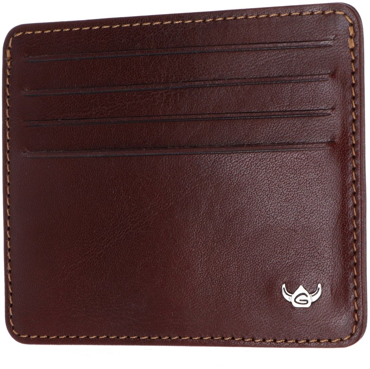 Golden Head Leren kaarthouder Colorado RFID Protect Kartenetui 4440 Tabacco bruine