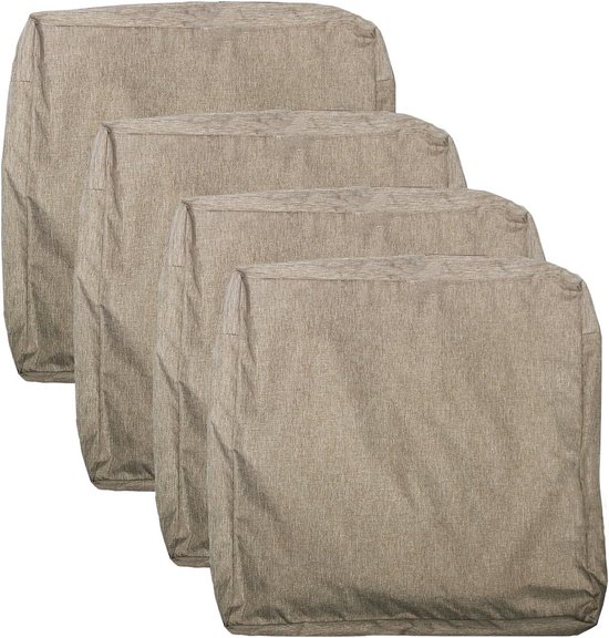 Waterdichte Hoes Voor Loungestoel – 208x76x41 Cm, Polyester, Met Trekkoord, Voor Buiten (bruin)