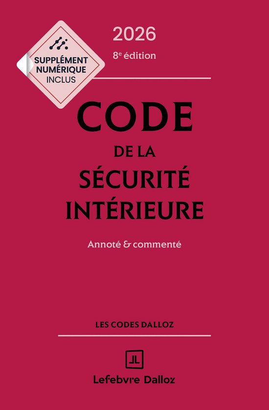 Codes Dalloz Universitaires et Pro - Code de la sécurité i ... - cover