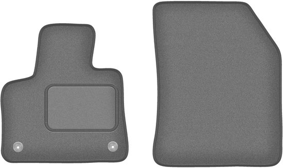 Wielganizator WLG-CARLUX-GRAFIET Serie - Auto Voor Matten - Peugeot 5008 II - Grafiet - Perfecte Pasvorm