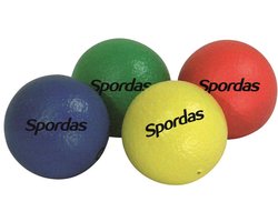 Spordas foam ballen set 70mm - gekleurde speelballen voor kinderen.
