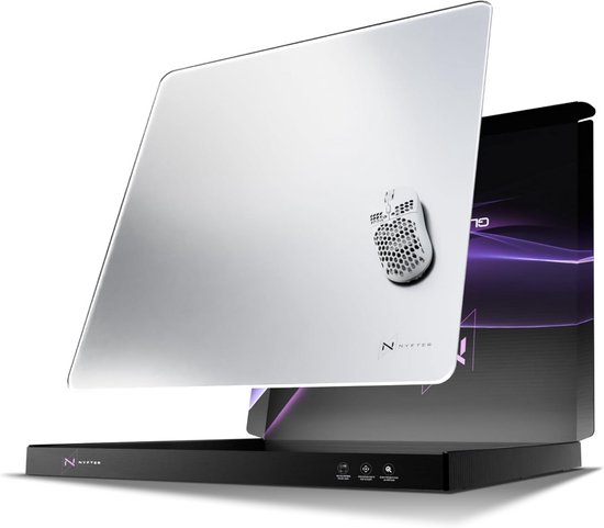 Gaming Musmatter Glazen Gaming Muismat 50x50 cm - Ultra Precies Oppervlak voor Esports ...