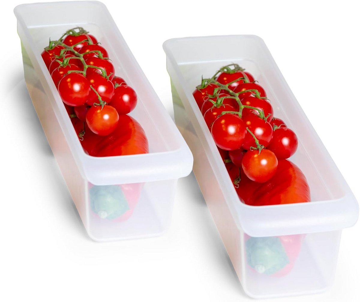 2x Koelkast Organizer voor Keuken & Huishouden - BPA-vrij & Vaatwasserbestendig