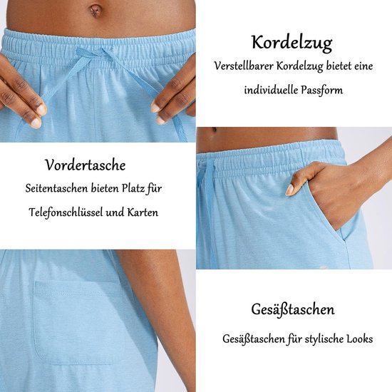 Comfortabele Dames Bermudashorts met Diepe Zakken voor Casual en Sportief Gebruik — afbeelding 2