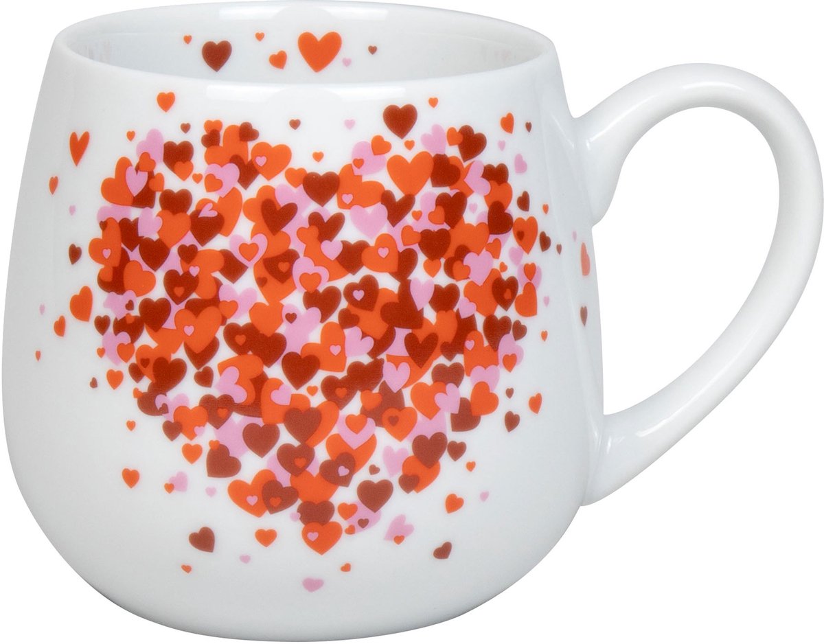 Könitz gezellige mok Love Explodes, mok, porselein, rood, 400 ml, 11 1 143 2833